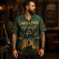 Linkin Park Hawaiian Shirt, Numb Alternative Rock Button Up, Meteora Music Fan Gift