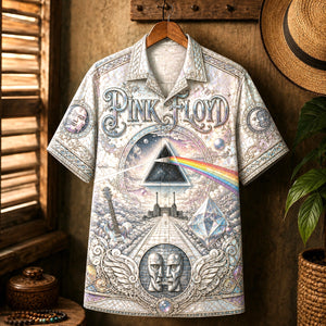 Pink Floyd Hawaiian Shirt, Comfortably Numb Button Up, The Wall Music Fan Gift