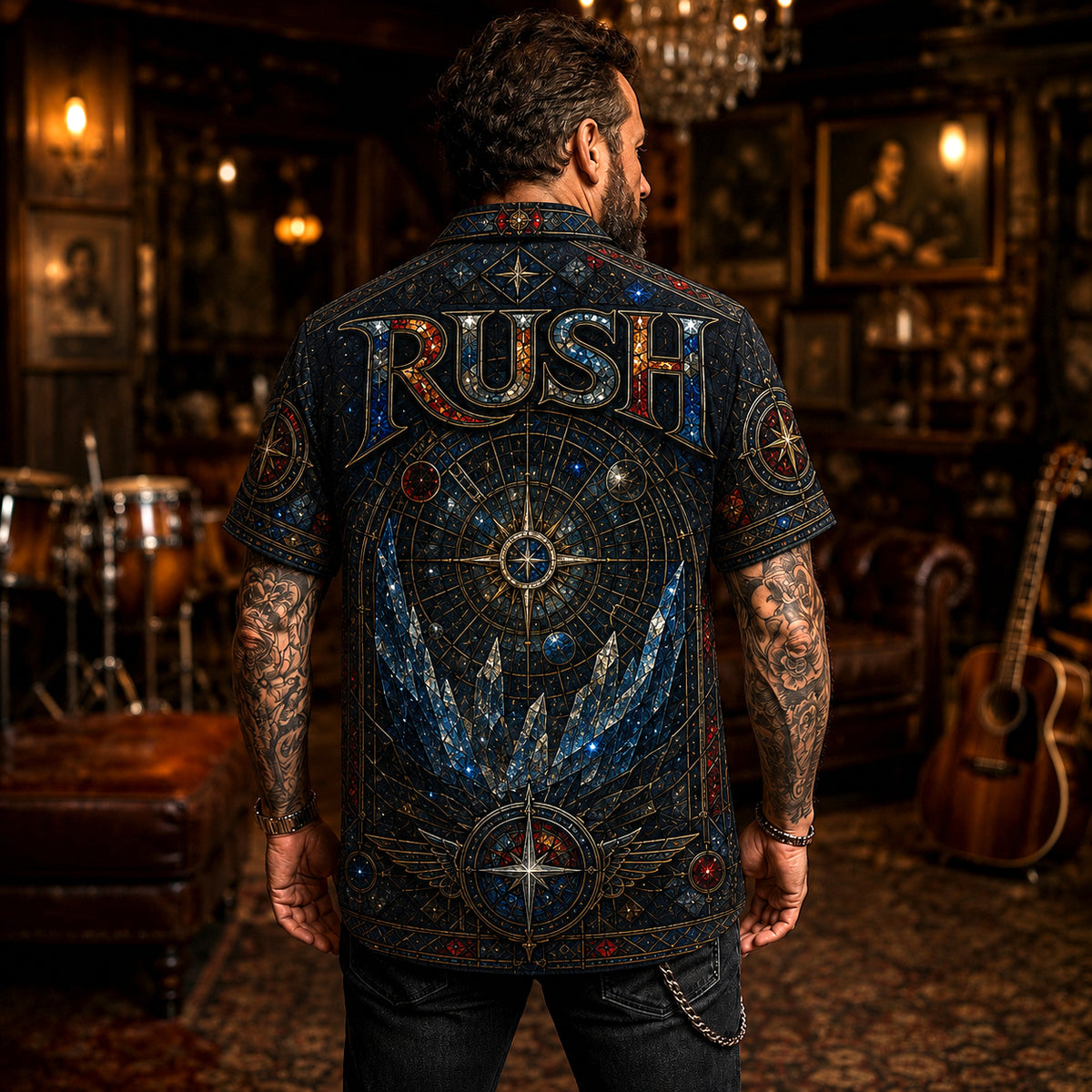 Rush Hawaiian Shirt, Farewell to Kings Button Up, Closer to the Heart Fan Gift