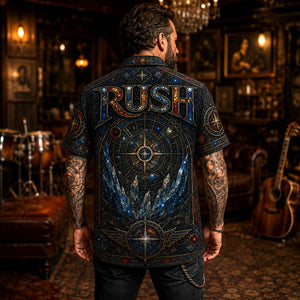 Rush Hawaiian Shirt, Farewell to Kings Button Up, Closer to the Heart Fan Gift