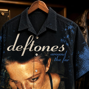 Deftones Around the Fur Hawaiian Shirt, 1997 Alternative Metal Button Up, Chino Moreno My Own Summer Era