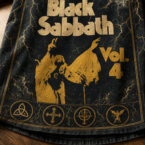 Black Sabbath Vol. 4 1972 Hawaiian Shirt, Heavy Metal Button Up, Ozzy Osbourne Snowblind Era