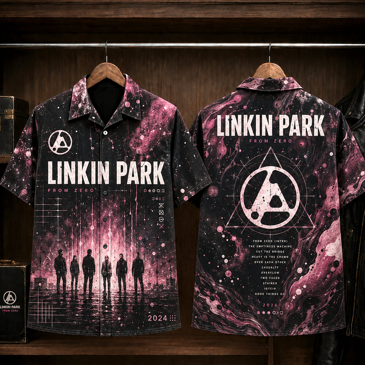 Linkin Park From Zero 2024 Hawaiian Shirt, Alternative Rock Button Up, Emily Armstrong New Era
