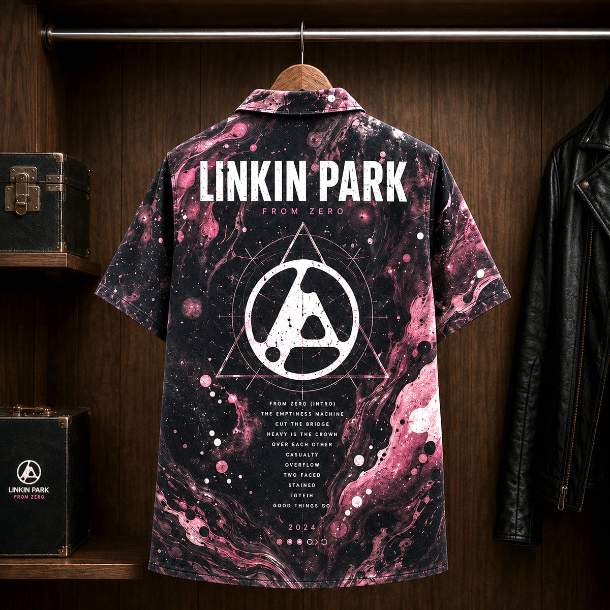 Linkin Park From Zero 2024 Hawaiian Shirt, Alternative Rock Button Up, Emily Armstrong New Era