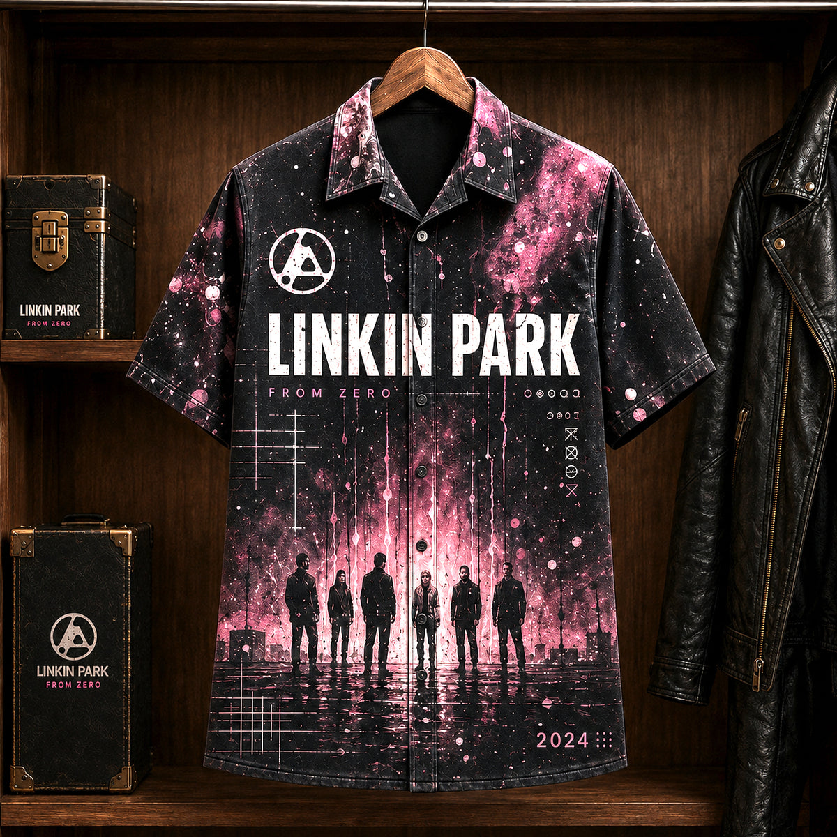 Linkin Park From Zero 2024 Hawaiian Shirt, Alternative Rock Button Up, Emily Armstrong New Era