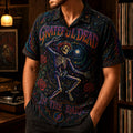 Grateful Dead In the Dark Hawaiian Shirt, 1987 Psychedelic Rock Button Up, Jerry Garcia Touch of Grey Era