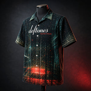 Deftones Koi No Yokan Hawaiian Shirt, 2012 Alternative Metal Button Up, Chino Moreno Swerve City Era