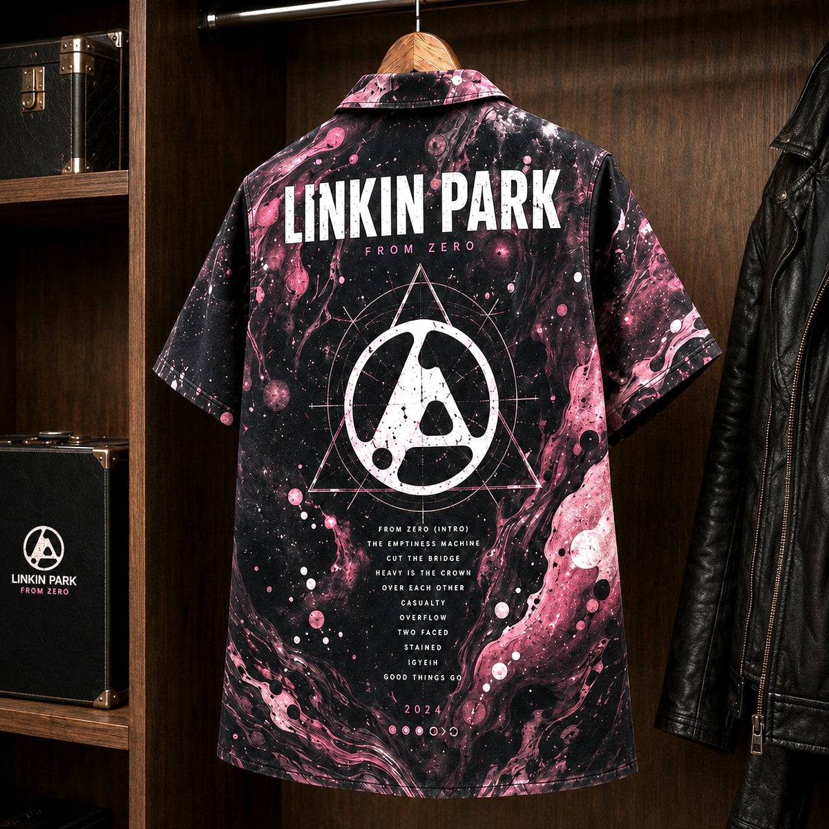 Linkin Park From Zero 2024 Hawaiian Shirt, Alternative Rock Button Up, Emily Armstrong New Era