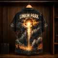 Linkin Park A Thousand Suns Design 2 Hawaiian Shirt, 2010 Alternative Rock Button Up, Mike Shinoda Waiting for the End
