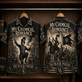 My Chemical Romance The Black Parade 2006 Hawaiian Shirt, Emo Rock Button Up, Gerard Way Welcome to the Black Parade Era