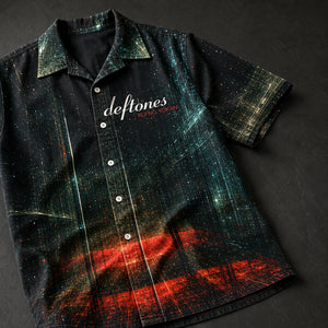 Deftones Koi No Yokan Hawaiian Shirt, 2012 Alternative Metal Button Up, Chino Moreno Swerve City Era