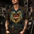 Bon Jovi Stained Glass Hawaiian Shirt, Slippery When Wet Rock Button Up, Livin on a Prayer Fan Gift