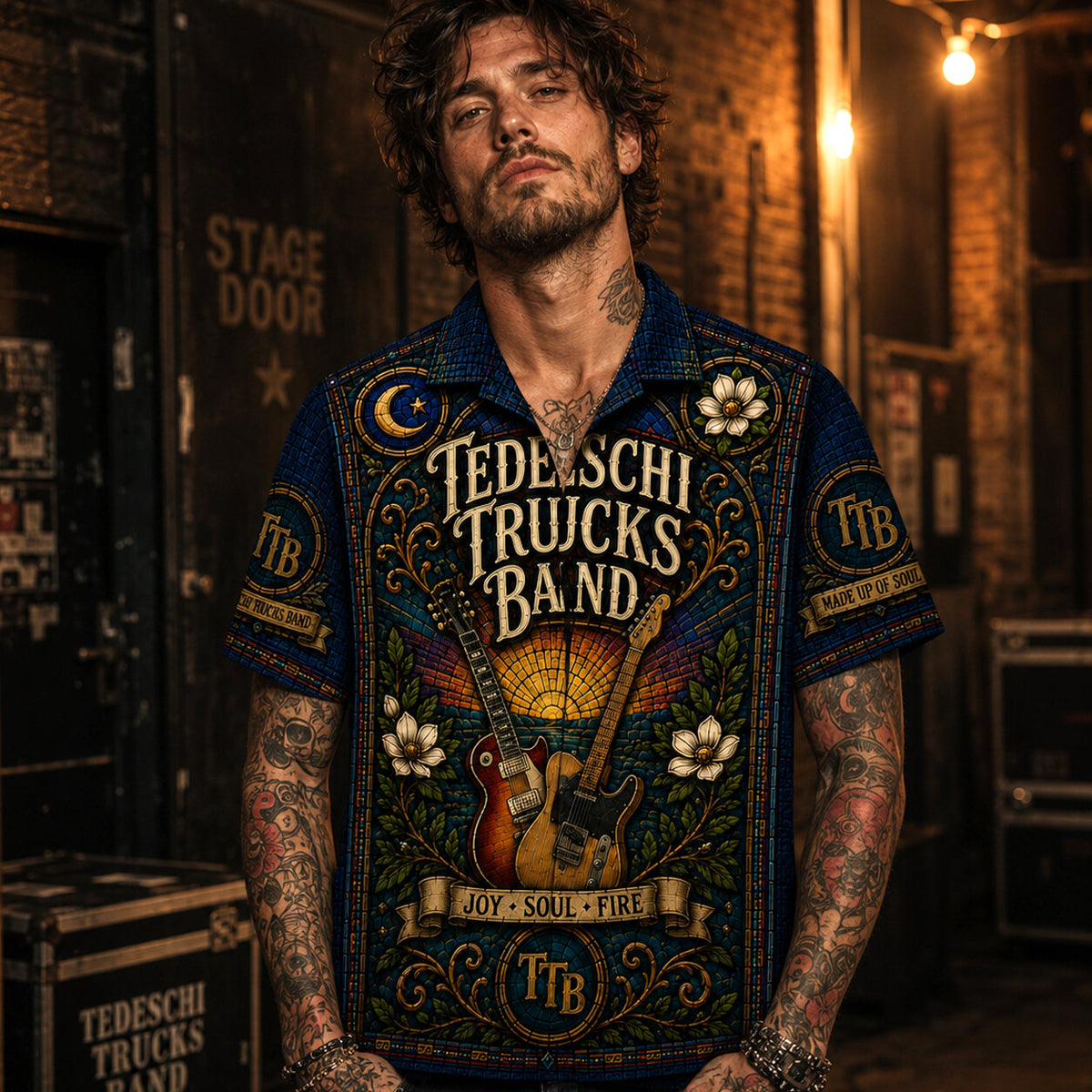 Tedeschi Trucks Hawaiian Shirt, Blues Rock Jam Button Up, Guitar Soul Music Fan Gift