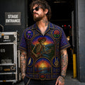 Grateful Dead Hawaiian Shirt, Bertha Jam Rock Button Up, Steal Your Face Fan Gift