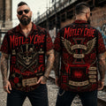 Mo¨tley Cru¨e Too Fast for Love Hawaiian Shirt, Too Fast for Love Glam Button Up, Kickstart My Heart Fan Gift