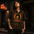 The Doors Hawaiian Shirt, Riders on the Storm Button Up, Jim Morrison Classic Rock Gift