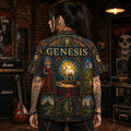 Genesis Band Hawaiian Shirt, Invisible Touch Prog Pop Button Up, Phil Collins Era Fan Gift