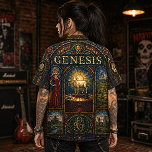 Genesis Band Hawaiian Shirt, Invisible Touch Prog Pop Button Up, Phil Collins Era Fan Gift