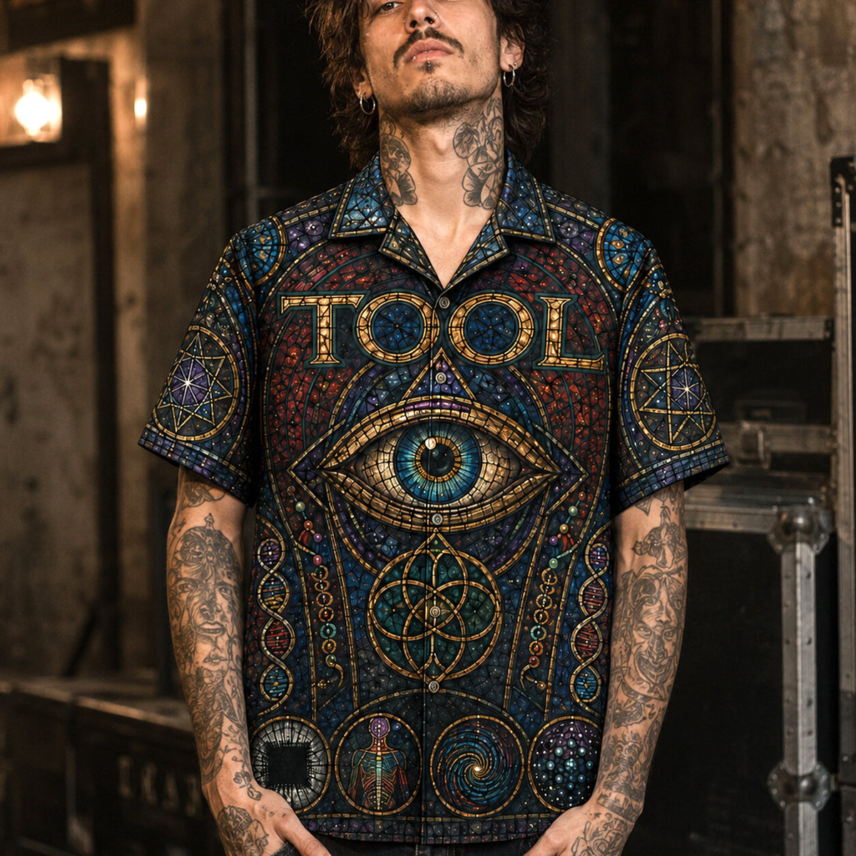 Tool Band Hawaiian Shirt, Lateralus Progressive Metal Button Up, Spiral Art Music Fan Gift