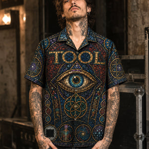 Tool Band Hawaiian Shirt, Lateralus Progressive Metal Button Up, Spiral Art Music Fan Gift