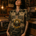 Guns N_ Roses Hawaiian Shirt, Appetite for Destruction Button Up, Paradise City Rock Fan Gift