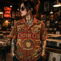Culture Club Hawaiian Shirt, Karma Chameleon Pop Button Up, Boy George New Wave Fan Gift