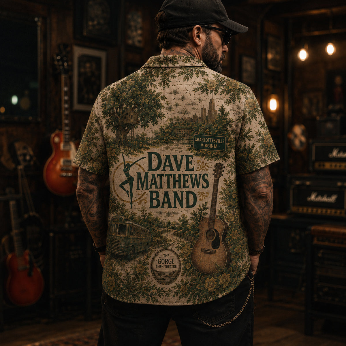 Dave Matthews Luxury Hawaiian Shirt, Crash Jam Rock Button Up, Live Concert Music Fan Gift