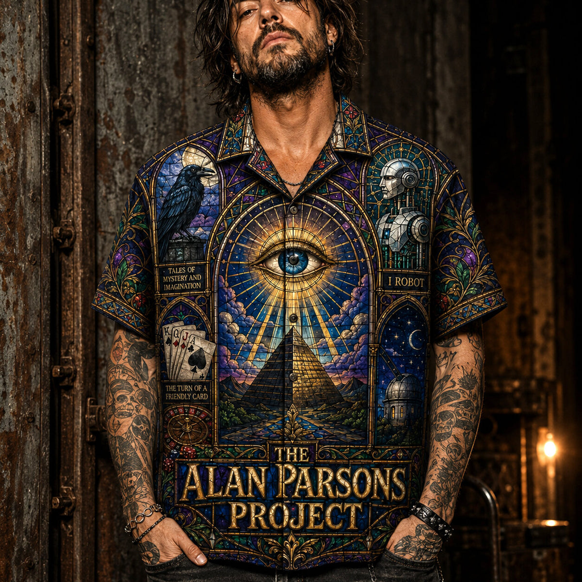 The Alan Parsons Project Hawaiian Shirt, Iconic Music Artwork Button Up, Rock Culture Fan Gift