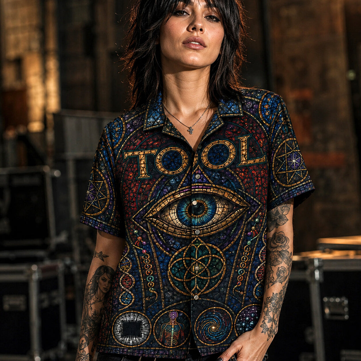 Tool Band Hawaiian Shirt, Lateralus Progressive Metal Button Up, Spiral Art Music Fan Gift