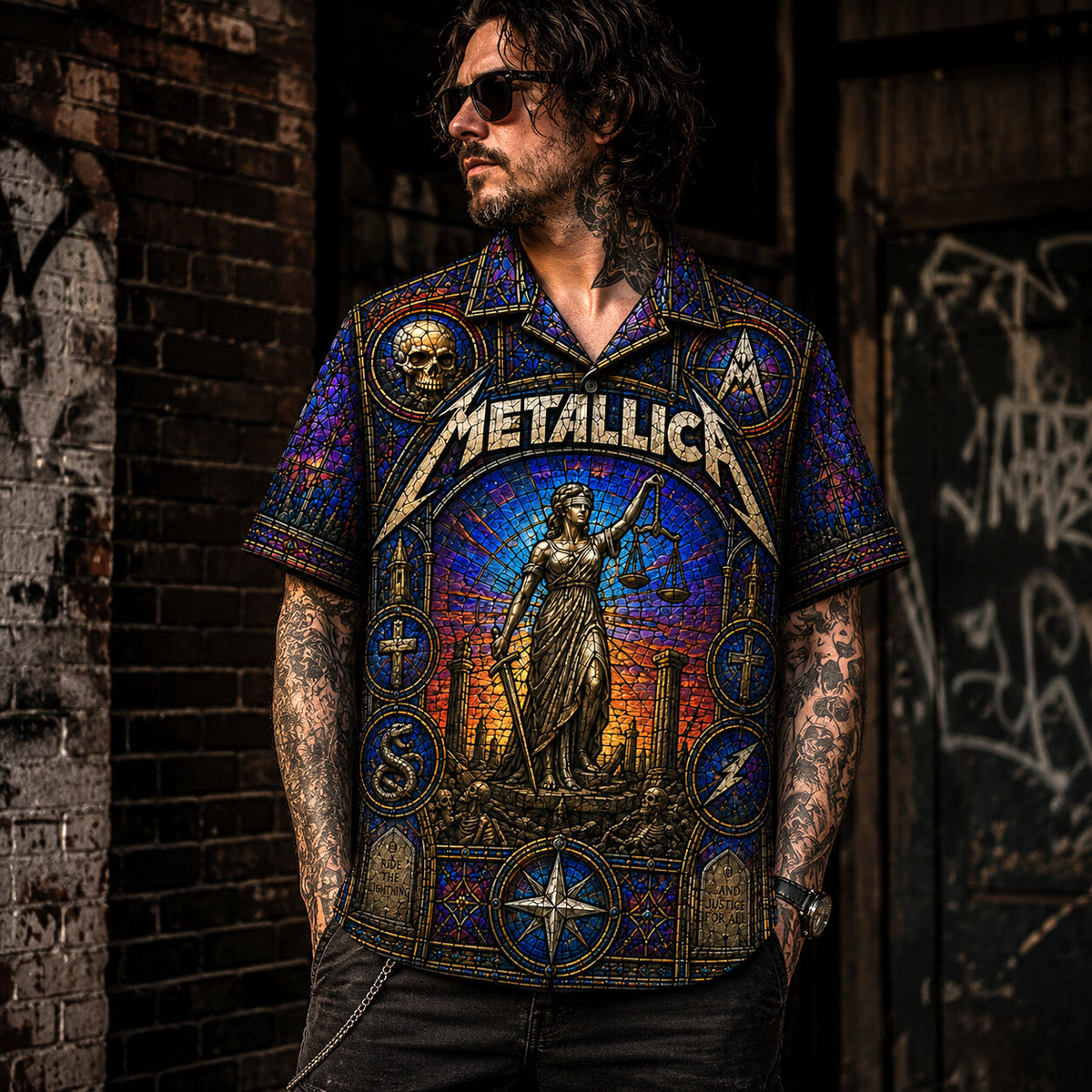 Metallica Hawaiian Shirt, 72 Seasons Metal Button Up, Modern Thrash Collector Gift