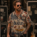 The Beatles Luxury Hawaii Hawaiian Shirt, Abbey Road British Rock Button Up, Sgt Pepper Music Fan Gift