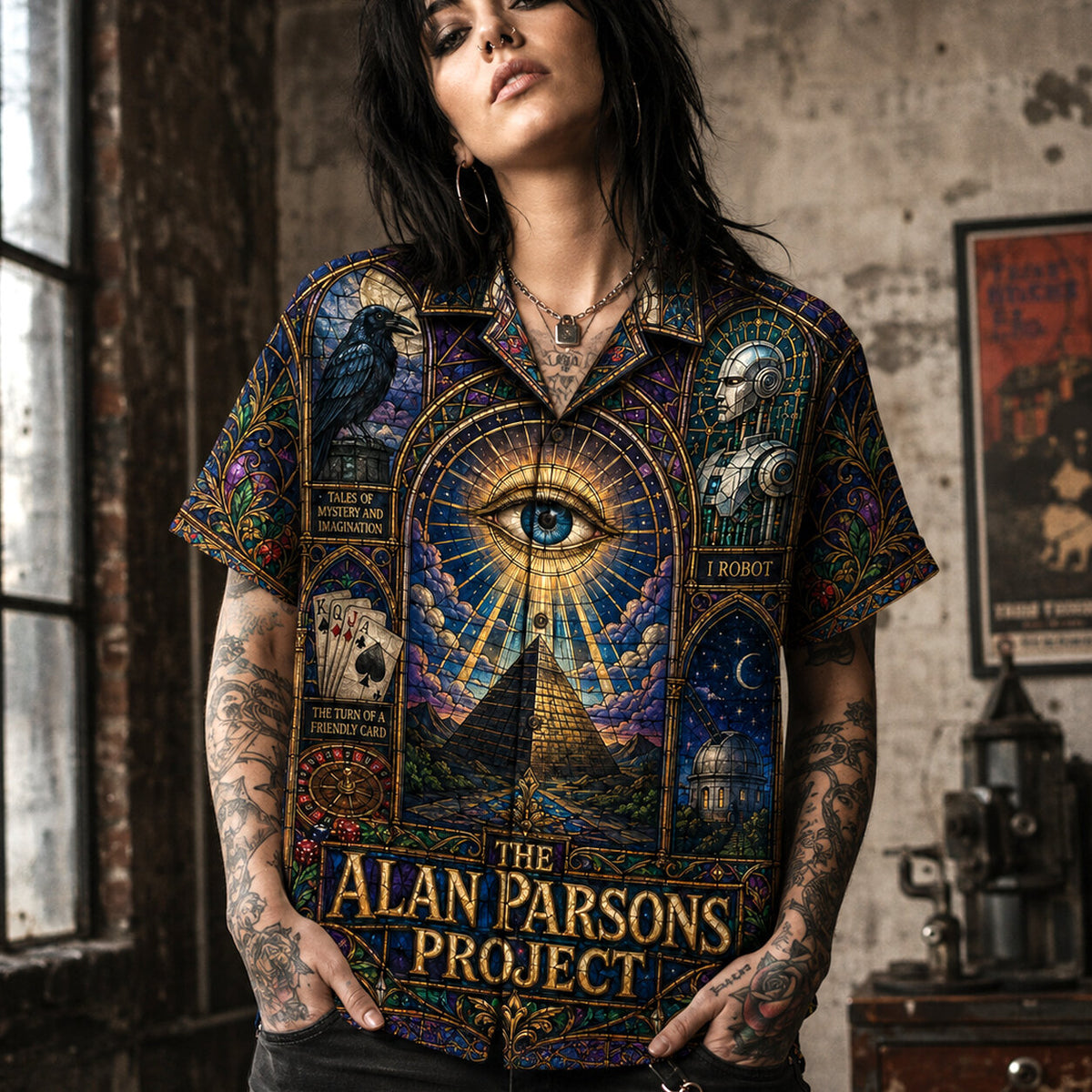The Alan Parsons Project Hawaiian Shirt, Iconic Music Artwork Button Up, Rock Culture Fan Gift