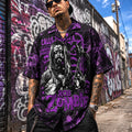 Rob Zombie Hawaiian Shirt, Hellbilly Deluxe Shock Rock Button Up, Dragula Industrial Metal Fan Gift