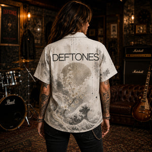 Deftones Hawaiian Shirt, Adrenaline Era Button Up, Engine No 9 Rock Fan Gift