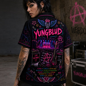 Yungblud Hawaiian Shirt, Alternative Punk Pop Button Up, Modern Rock Music Fan Gift