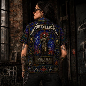 Metallica Hawaiian Shirt, 72 Seasons Metal Button Up, Modern Thrash Collector Gift