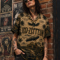 Led Zeppelin Stairway to Heaven Hawaiian Shirt, Stairway to Heaven Rock Button Up, IV Classic Album Fan Gift