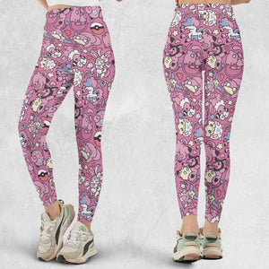 Fairy Pokemon Pattern Legging