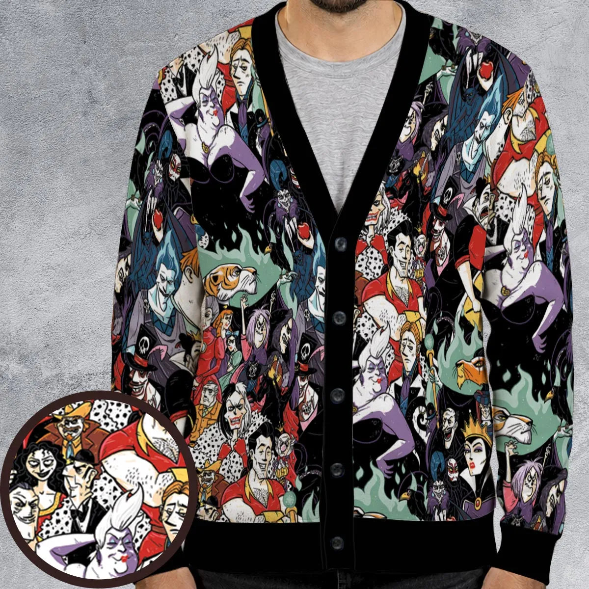 House Villains Cardigan