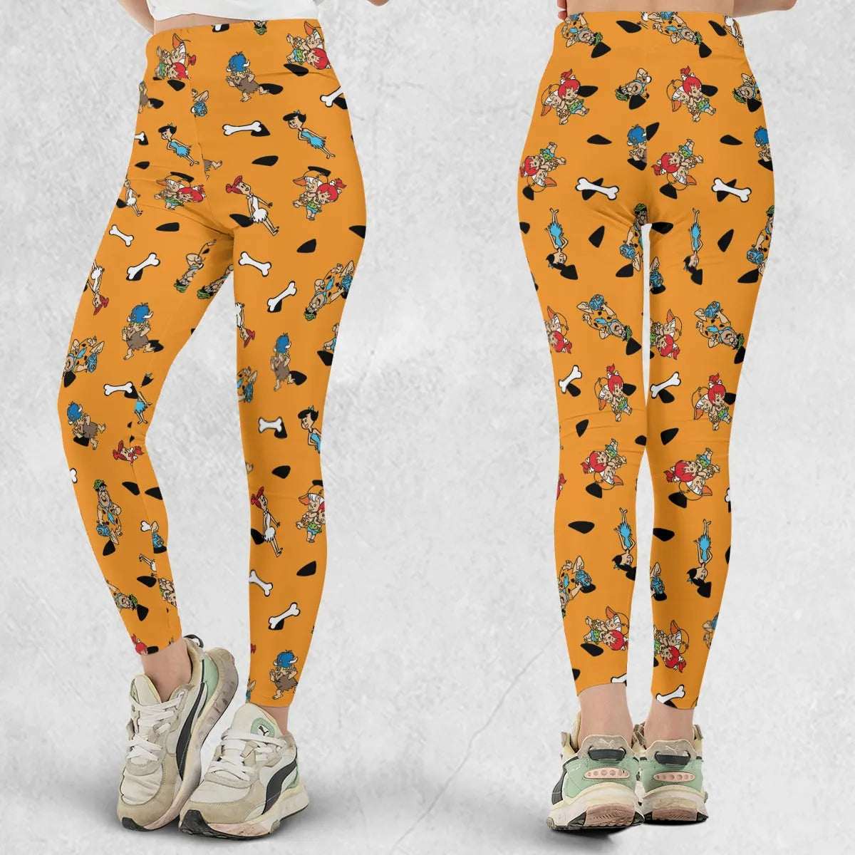 Stone Age The Flintstones Characters Legging