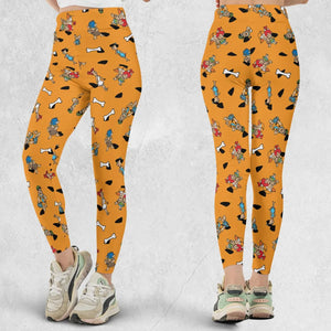 Stone Age The Flintstones Characters Legging