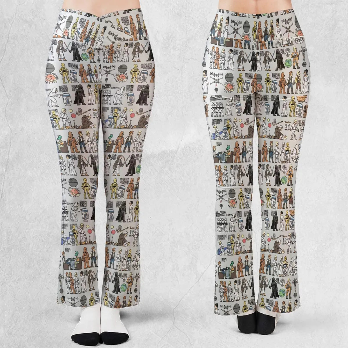 Egyptian Galaxy Wars Flare Leggings