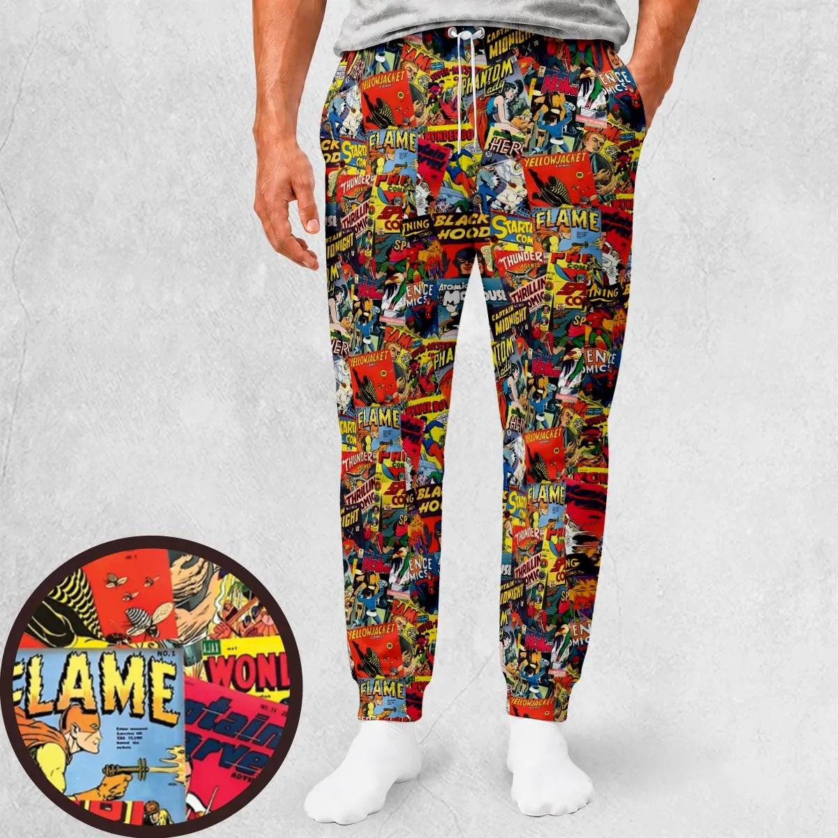 Superhero Comic Book Sweatpants
