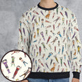 Morty Kombat Morty and Mortal Kombat Mashup All-over Print Sweatshirt