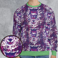 Ghostly Evolution Ghastly Haunter Gengar Pokemon Hawaiian All-over Print Sweatshirt