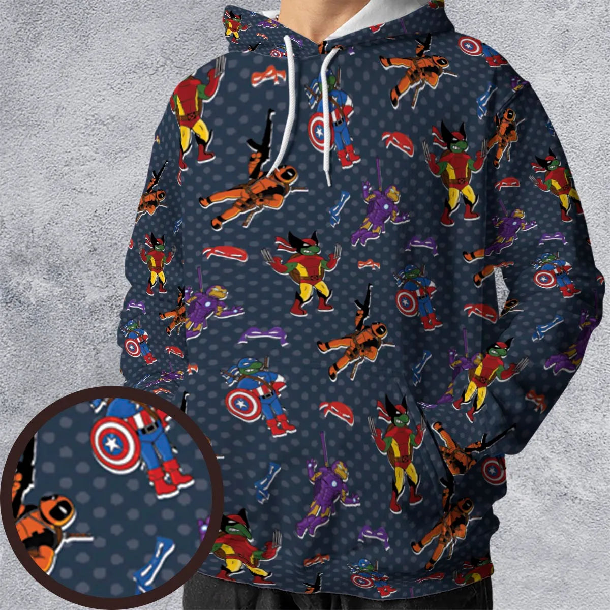 Super Turtles TMNT All-over Print Hoodie