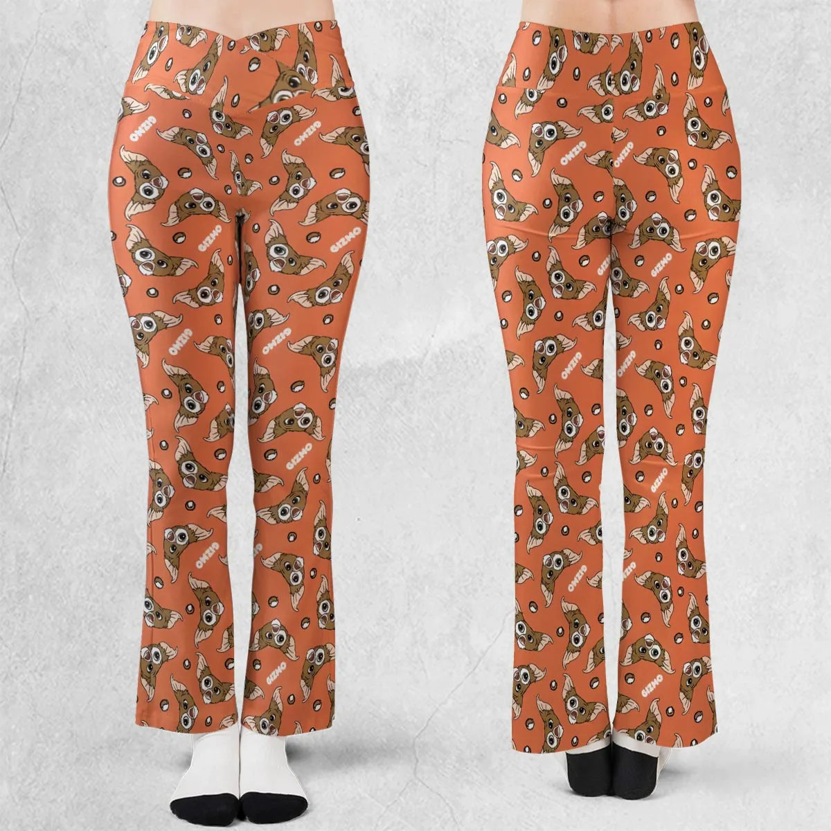 Gremlins Gizmo Head Toss Flare Leggings