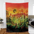 Plumber Kingdom Super Mario Fleece Blanket