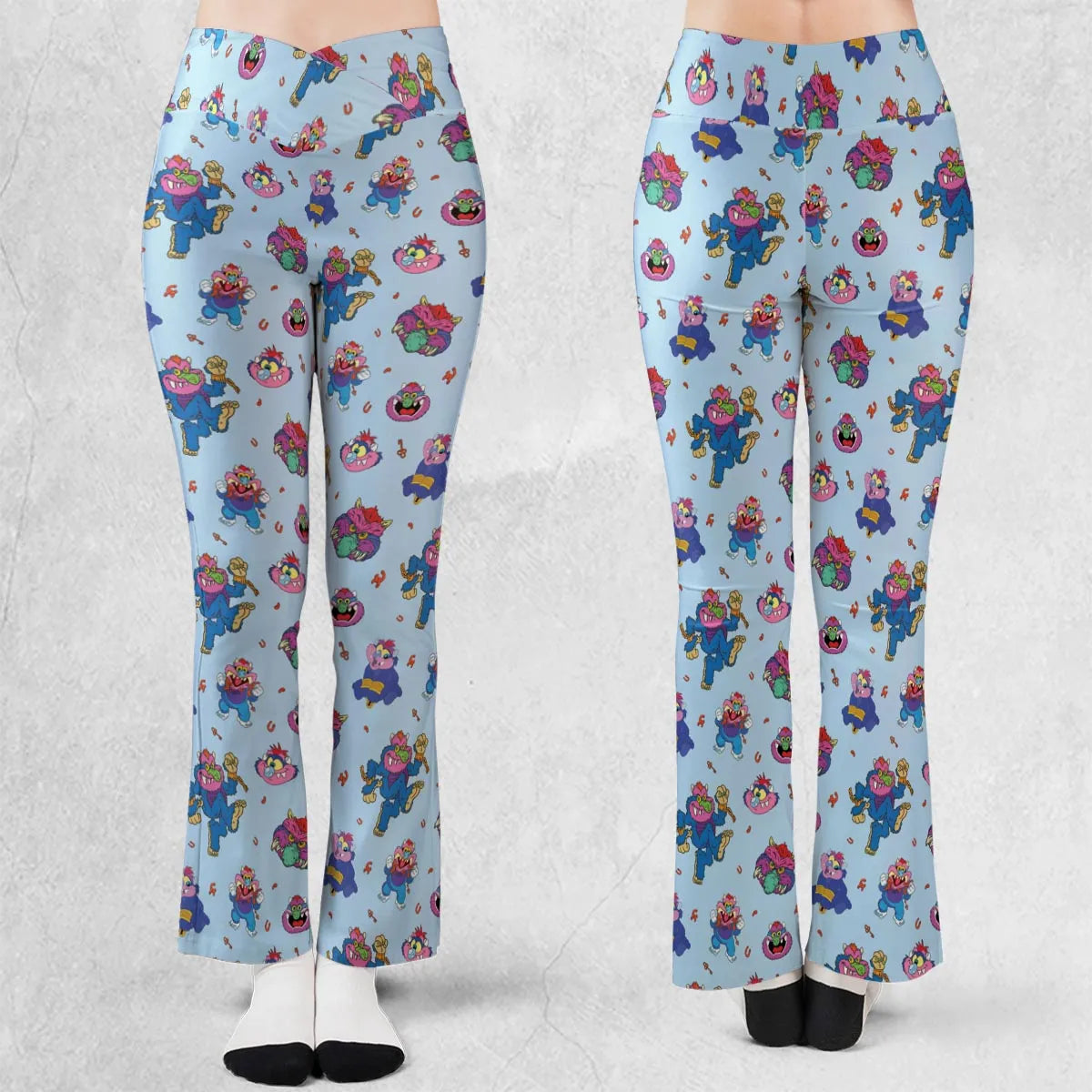 Blue Monster My Pet Monster Flare Leggings