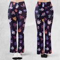Cute Ghost Type Flare Leggings